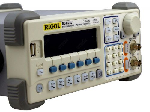 Rigol dg1022u arbitrary waveform am/fm generator 25mhz harmonic sine 2 channel for sale