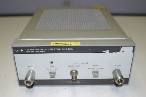 AGILENT HP 11720A PULSE MODULATOR, 2-18GHz RANGE (TESTED)