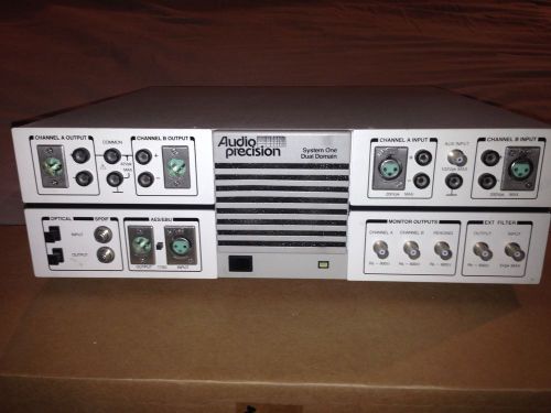 Audio precision system one sys322a audio analyzer dual domain for sale