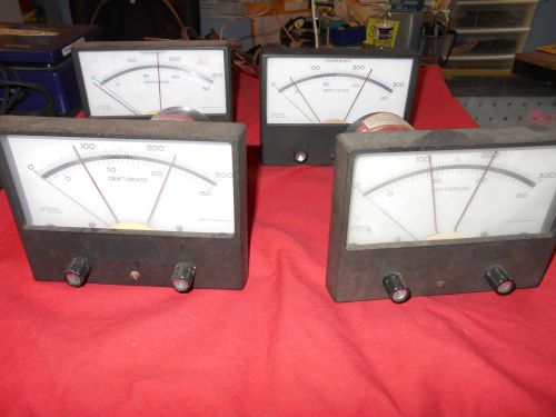 4 lot Thermocouple iron constantan api instruments Compack IV fahrenheit meter