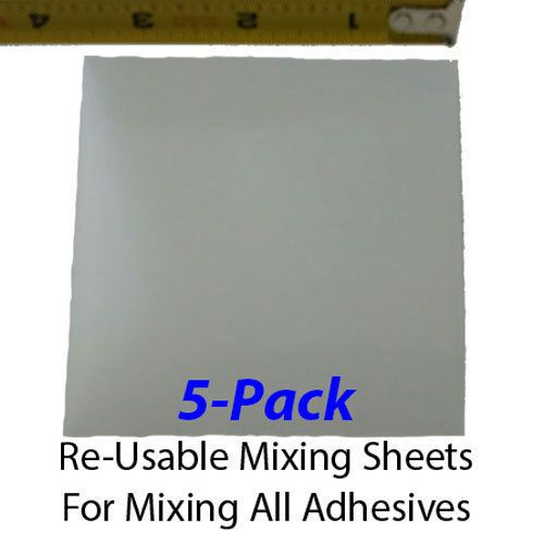 5-pack - re-usable mixing sheets (3x5-inch size) for sale