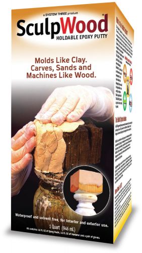 SculpWood 1600K16 Moldable Epoxy Putty