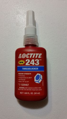 LOCTITE 243 BLUE 50ml (1.69 fl.oz) exp. Date 08/16