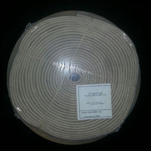 Tetraglas 3000 folded &amp; stiched tape 1&#034; x 1/4&#034; x 50&#039; for sale