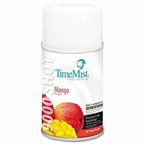 Timemist 9000 Shot Metered Air Fresheners, Mango, 7.5oz, Aerosol (TMS336460TMCA)