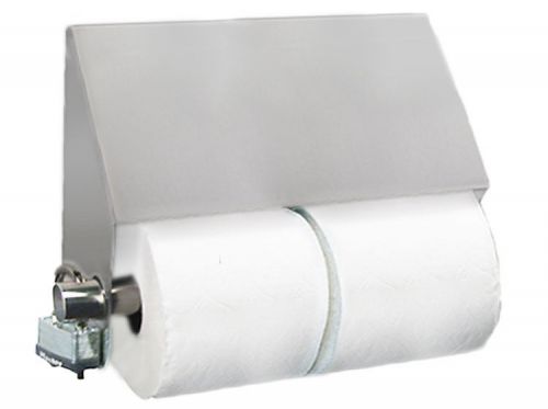 Royce rolls model #stp-2 stainless steel slanted double roll tp dispenser for sale