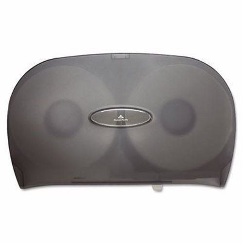 Georgia pacific jumbo jr. two-roll bathroom tissue dispenser, smoke (gpc59209) for sale