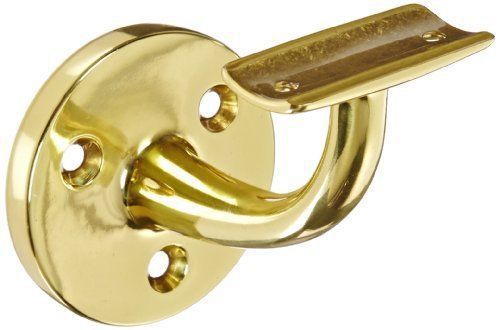 Rockwood 702.3 Brass Hand Rail Bracket with Fasteners for Wood Rail  2-13/16&#034; Di