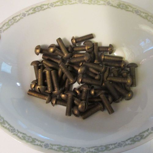 5/16x1&#034;x18 brass machine screws-50(fifty)-round head