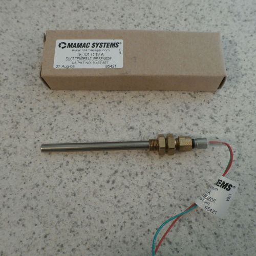 MANAC SYSTEMS TE-701-C-12-A DUCT TEMPERATURE SENSOR