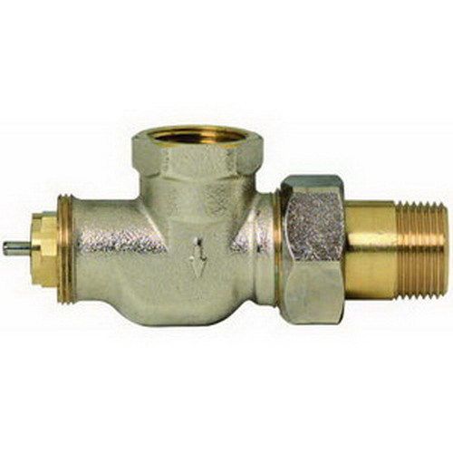 Honeywell V2040A Braukmann Nickel-Plated Thermostatic Radiator Valve, 3/4&#034;