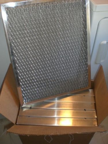 Lot of 5 AAF 20x24x2 American Air Filter HVAC FURNACE Aluminum Panel Air Filter