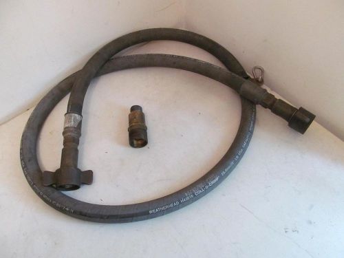 1&#034; Hydraulic Hose 102&#034; Long 4000 psi by Weatherhead - used