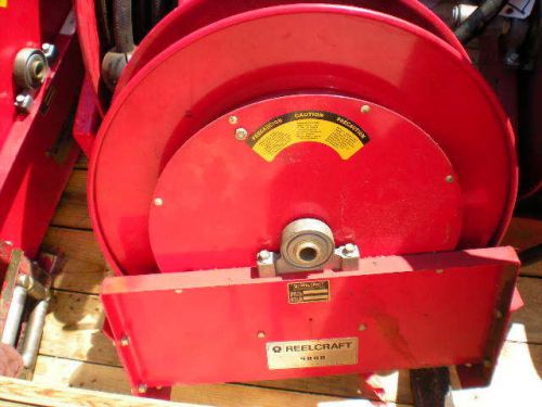 Reel Craft Hose Reel No D9350 OMPBW, Medium Pressure Oil Hose Reel w/Gun (24554)