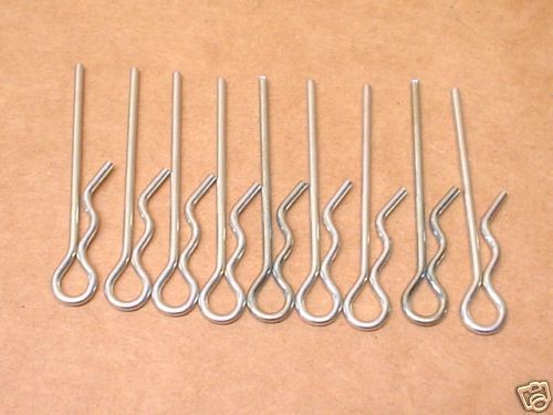 Lot of 9 oval strapper fr-339 double snap pins - used for sale