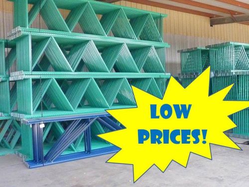 New Pallet Rack - 48&#034; x 192&#034; Uprights (3&#034; x 3&#034; x 14 gauge)