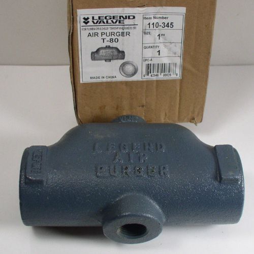 Legend Valve 110-345 Air Purger 1&#034; FNPT T-80