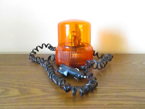 12 VOLT AMBER CAUTION/ WARNING REVOLVING BEACON LIGHT