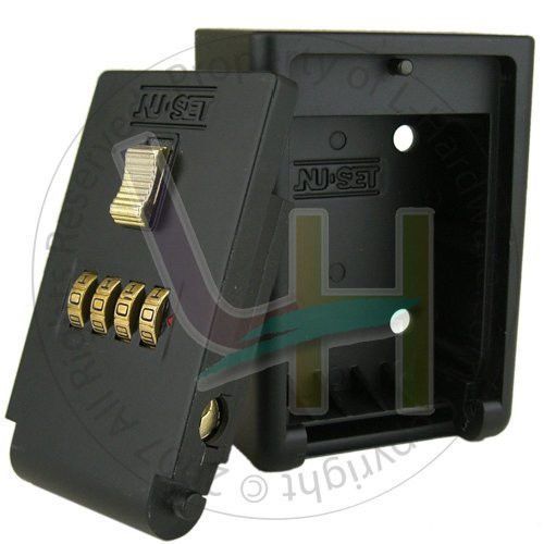 Brand New NuSet Wal Mount 4 Digit Numeric Combo Lock Box