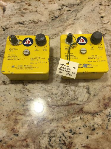 Civil Defense V-750 5A Dosimeter Chargers