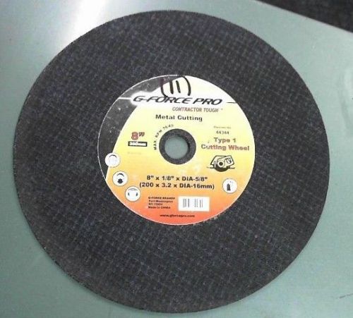 Pack of 5  METAL CUTTING BLADE 8&#034; X 1/8&#034; X 5/8&#034; TYPE 1 Cutting Wheel