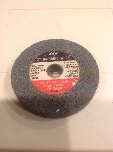 3&#034; Grinding Wheel 1/2&#034; Arbor, 1/2 Thick Abrasive