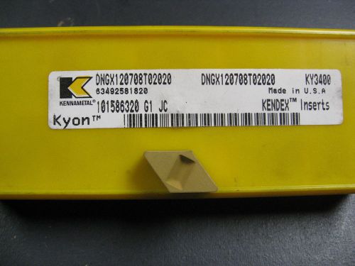 DNGX120708T08020 KY3400 KENNAMETAL CERAMIC TURNING (PROFILE) INSERTS