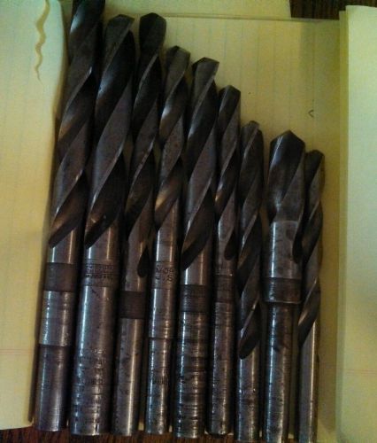 9 Pc. Taper Spiral Drill Bit, Morse brand