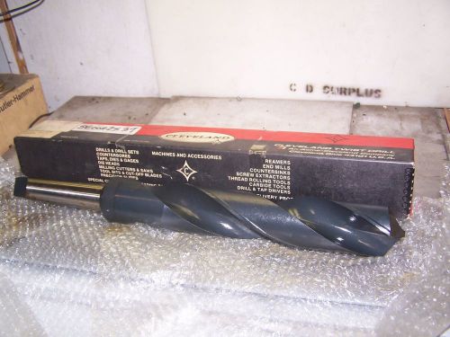 NEW USA CLEVELAND 2&#034; TWIST DRILL MORSE TAPER 5 SHANK