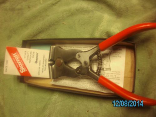 Starrett 1X-7 Adjustable-Jaw Cut Nipper W Carbide-tip Jaw 7&#034;Sz 0.080&#034; Wire Dia