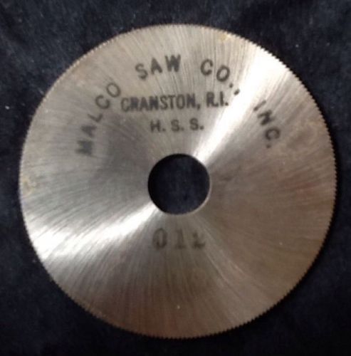 Malco Jewelers Slitting / Slotting Saw 2 1/2&#034; x 0.12 W 1/2&#034; Hole