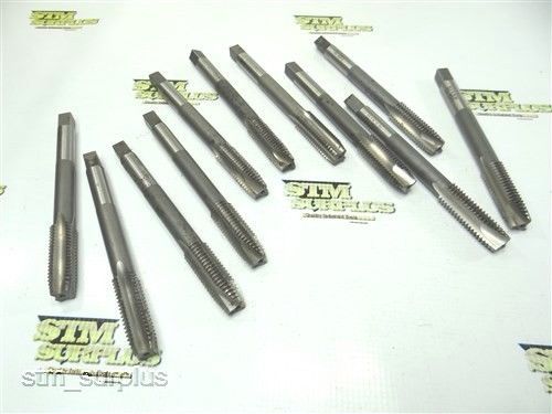 NICE LOT OF 11 HSS HAND TAPS 5/8&#034; -11 NC