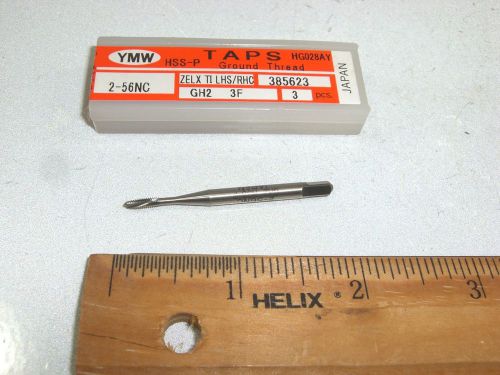 YMW 2-56 GH2 3-FLUTE ZELX TI LHS/RHC PLUG TAP  (3 PC)