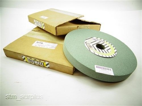 NEW!! PAIR OF GREEN TRU-MAX 10&#034; GRINDING WHEELS 80 GRIT