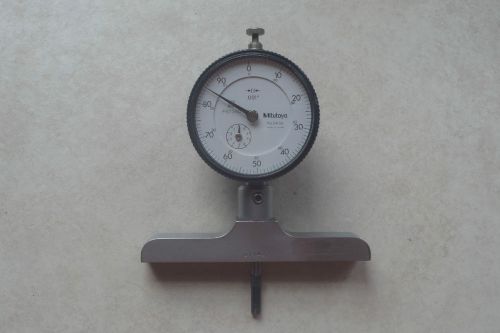 MITUTOYO NO. 2416S DIAL INDICATOR WITH DEPTH GAUGE