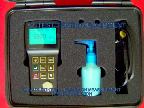 Digital Ultrasonic Thickness Gauge Meter Through Coating Painting Hi Resolution