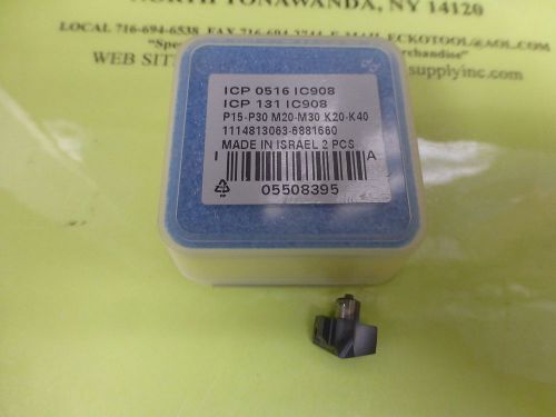 INDEXABLE DRILL TIP ICP-0516  ISCAR SUMOCHAM GRADE IC908 FOR STEEL NEW $31.98