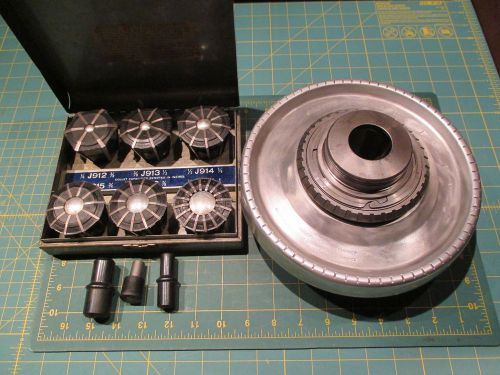 JACOBS SPINDLE NOSE LATHE CHUCK (91-C3) &amp; COLLET SET (D1-3 MOUNT)