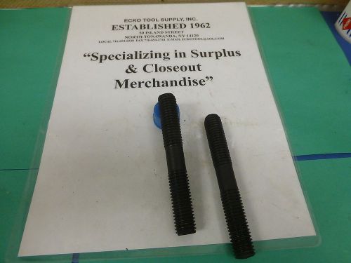 STUDS FOR T-SLOT WORK 5/8-11 DIAMETER x 4-1/2&#034; LONG DOUBLE END NEW 2 PCS $1.60