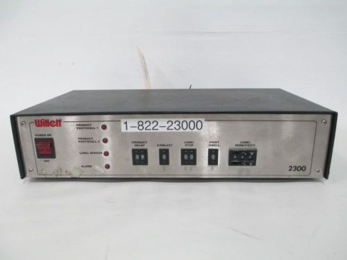 WILLETT 2300 PRESSURE SENSITIVE LABELER MACHINE CONTROLLER D227891