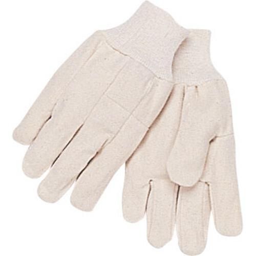 Revco Black Stallion 1112 12 oz. White Cotton Canvas Gloves, Large|Pkg. 12