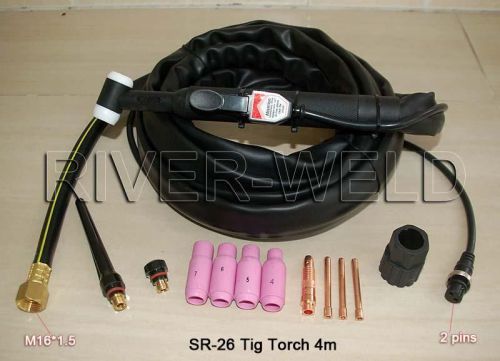 200A WP-26 (SR-26) TIG welding  torch 12Feet Air Cooled