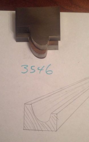 Lot 3546  Chair Rail  Moulding Weinig / WKW Corrugated Knives Shaper Moulder