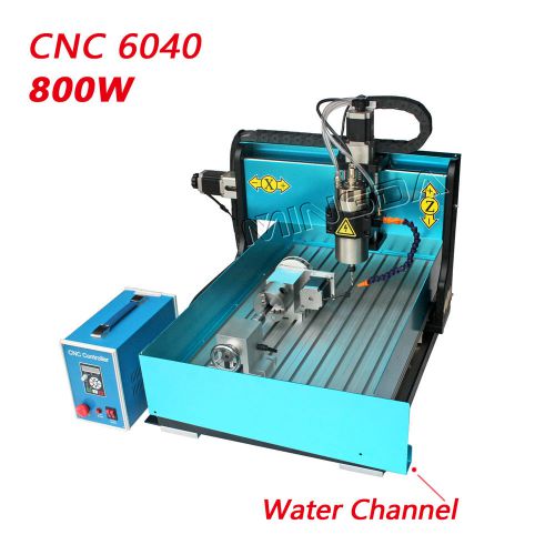 Free shipping ! hot sale jewelry /metal engraving machine cnc 6040 800w + 4 axis for sale