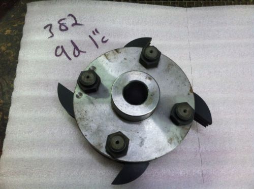 1-1/4 bore 1 cut 9 d 382 Shaper cutter steel/carbide? badger finger jointer?