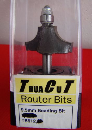 **NEW** TRUACUT ROUTER BIT - 9.5MM BEADING BIT **FREEPOST**