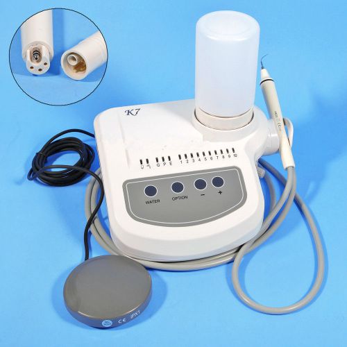 Dental Ultrasonic Scaler Fit EMS&amp;Woodpecker Handpiece w/ LIQUID DOSING &amp; 8 TIPS