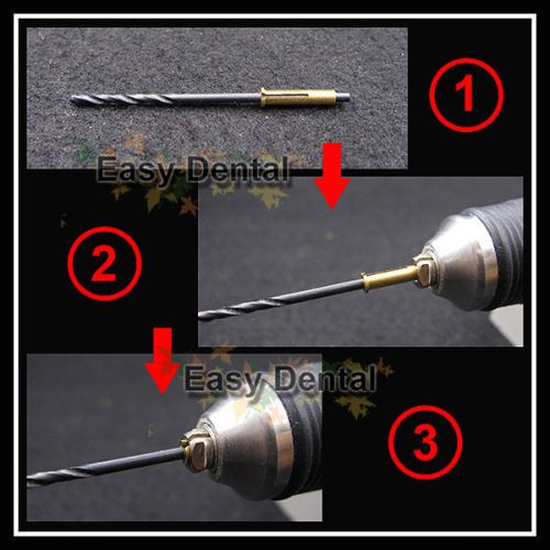 Dental Lab Drill Burs Adapter Converter for Polishing Machine 2.35mm to 1.5mm