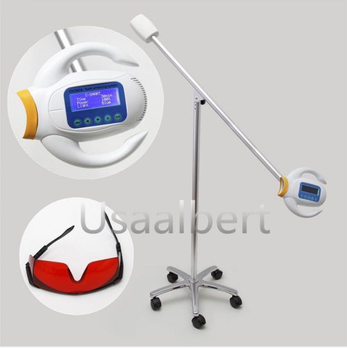 Dental teeth whitening bleaching light lamp accelerator system lcd floor holder for sale