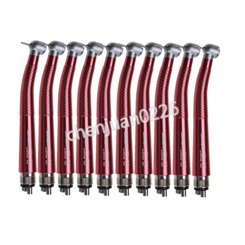 10 pc Dental High Speed Air Turbine Handpiece NSK Style 4 Hole push UPS to USA